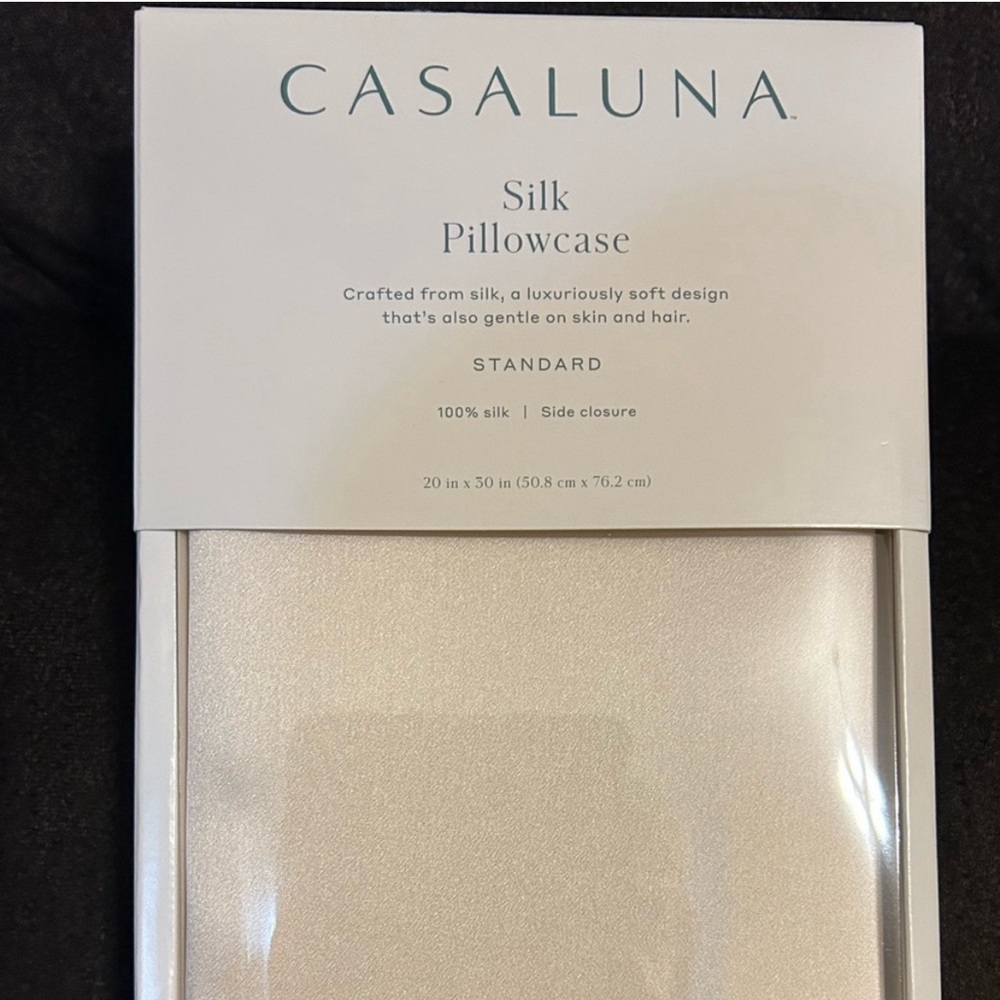 Casaluna silk pillowcase Color “Natural”